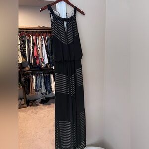 Halter neck maxi dress